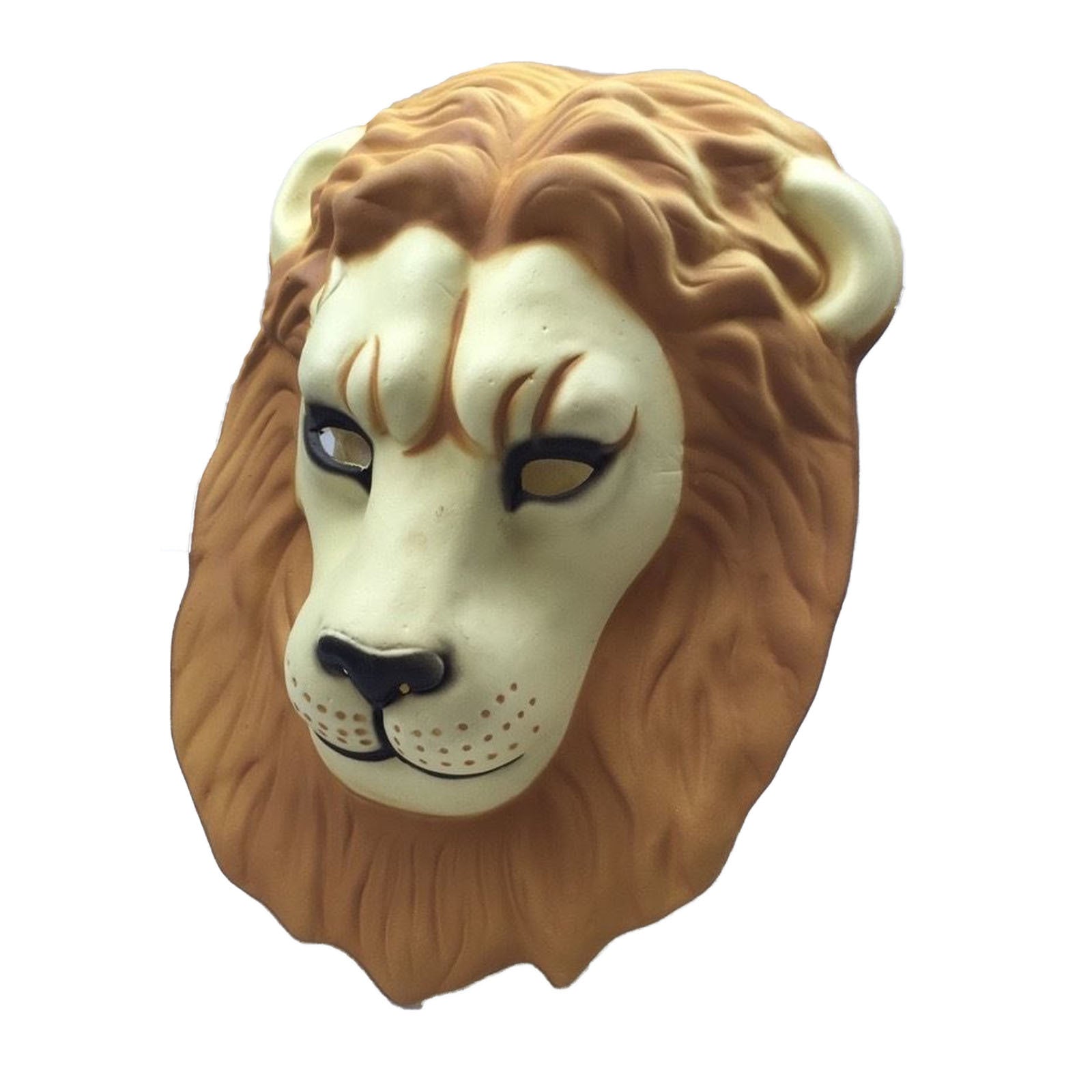 Kids Halloween lion face mask for fun animal-themed costume parties at home.