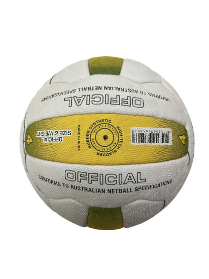 Kim Green Official Size 4 Match Gripper Netball Hand Sewn, Waterproof - Perfect for childrens play.