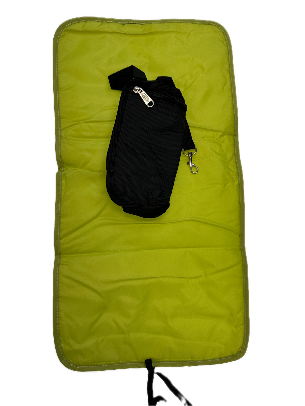 Black baby nappy bag with diaper changing mat for mums, ideal for travel and outings.