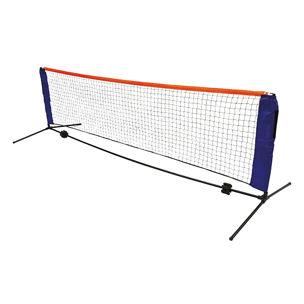 6m foldable mini tennis net set for kids, perfect for home play