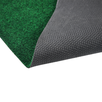 Kids indoor putting green set with 3 cups, sand traps, measuring 95x275cm for home fun.