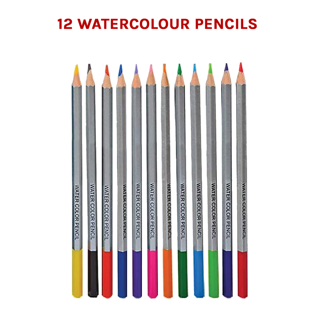 Kids Art Set | 72 piece drawing pencil collection, perfect for young artists at home.