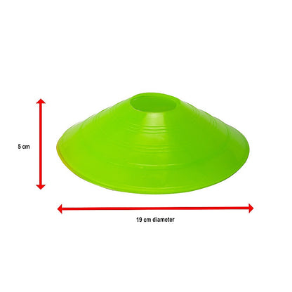 60 colorful sports cones ideal for kids fitness and games at home.