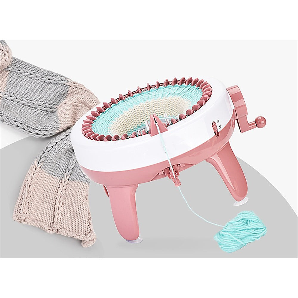 Kids DIY knitting machine - Smart Weaver for scarves & hats, perfect for creative home projects