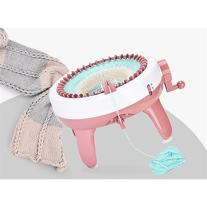 Kids DIY knitting machine - Smart Weaver for scarves & hats, perfect for creative home projects