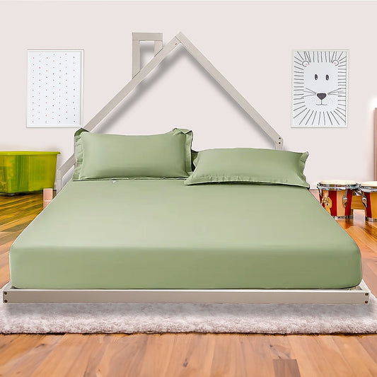 Kids house bed frame crafted from pine wood in white, designed for childrens bedrooms.