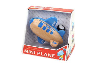 Blue Wooden Friction Plane | Sound Effects | 18 Months+