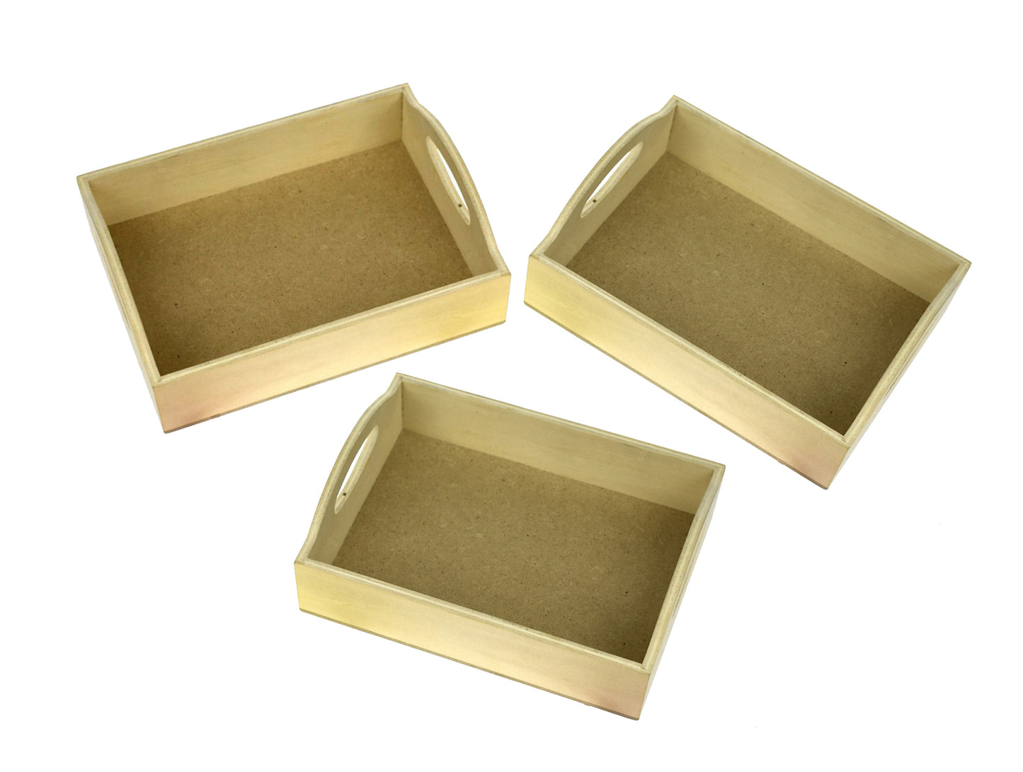 Montessori wooden trays set | Ideal for organizing kids toys and activities.