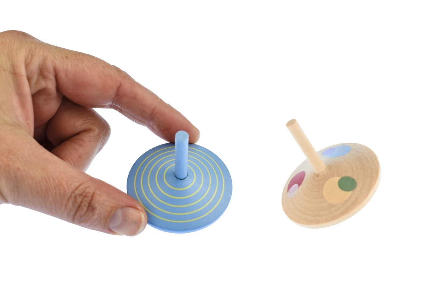 Sundae Spinning Top Pack | Colorful Wooden Toys for Dexterity