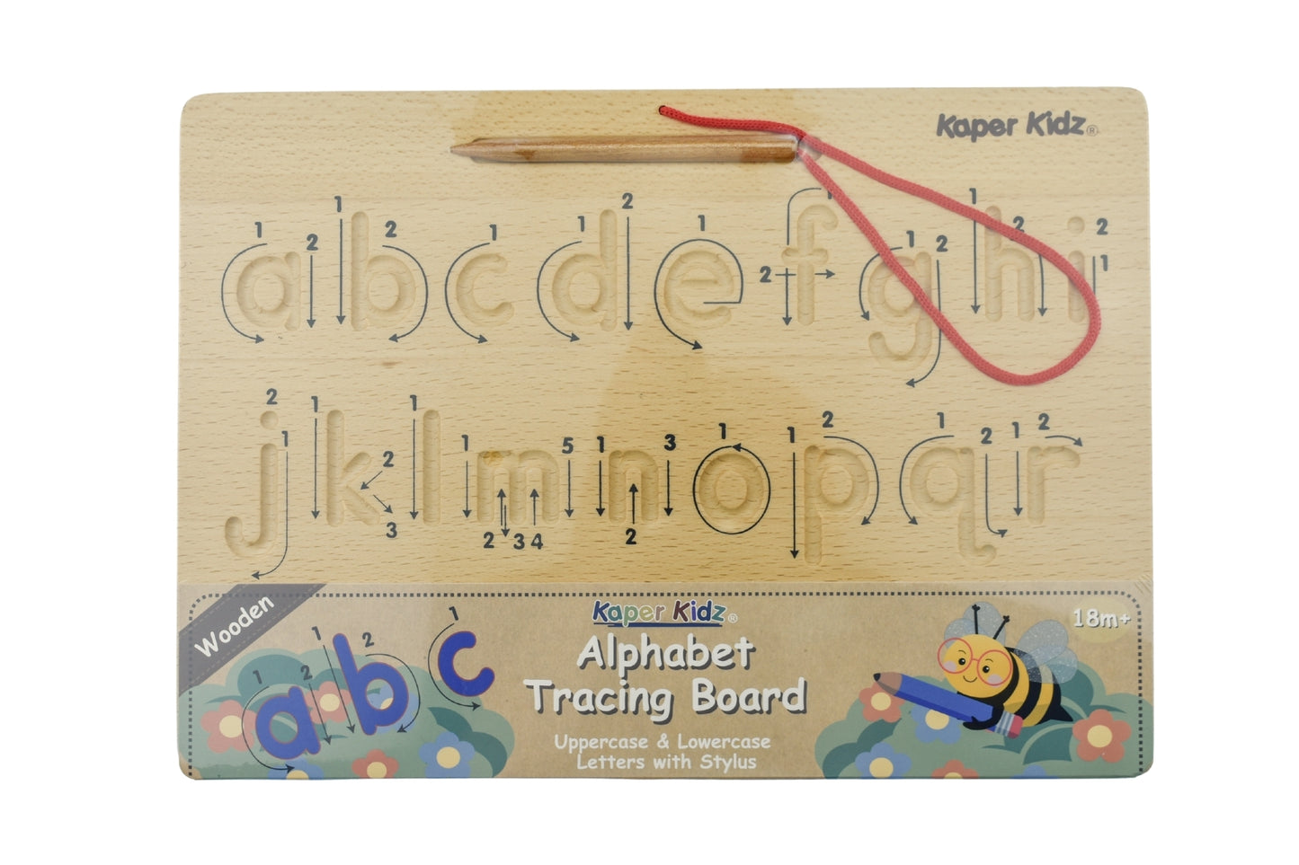 Kaper Kidz Double Sided Alphabet Tracing Board | Interactive learning tool for kids at home.