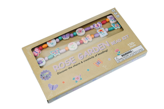 Kaper Kidz Rose Garden Bead Kit for jewelry making - 150+ pieces, ideal for kids.