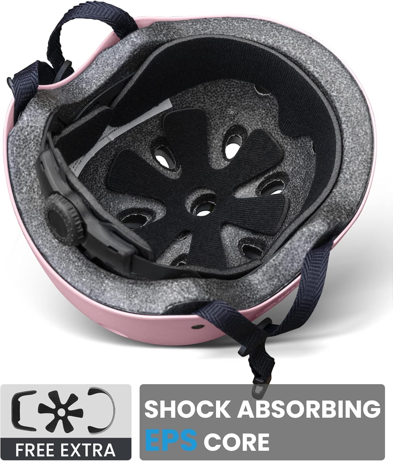 Outdoor Master Youth & Kids Bike Helmet Light Pink Large