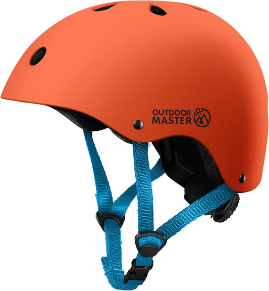 Outdoor Master Youth & Kids Bike Helmet Orange Large