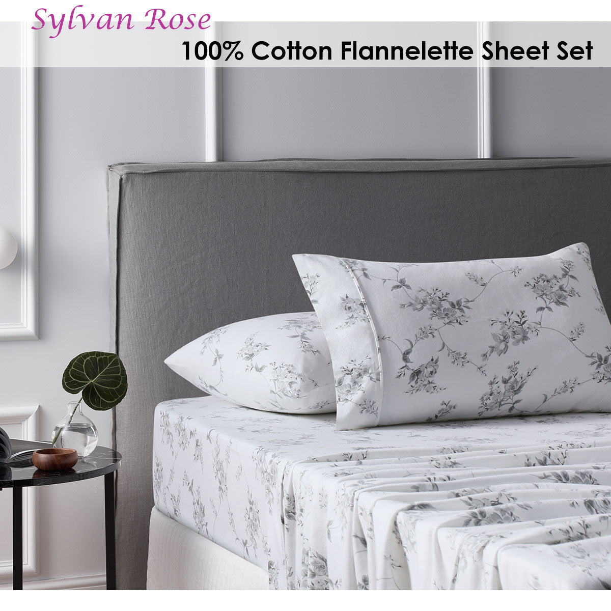 Colorful floral cotton flannelette sheet set for kids cozy and stylish bedrooms.