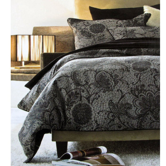 Accessorize Trudie Black Floral Single Quilt Cover Set, a charming choice for kids bedrooms.