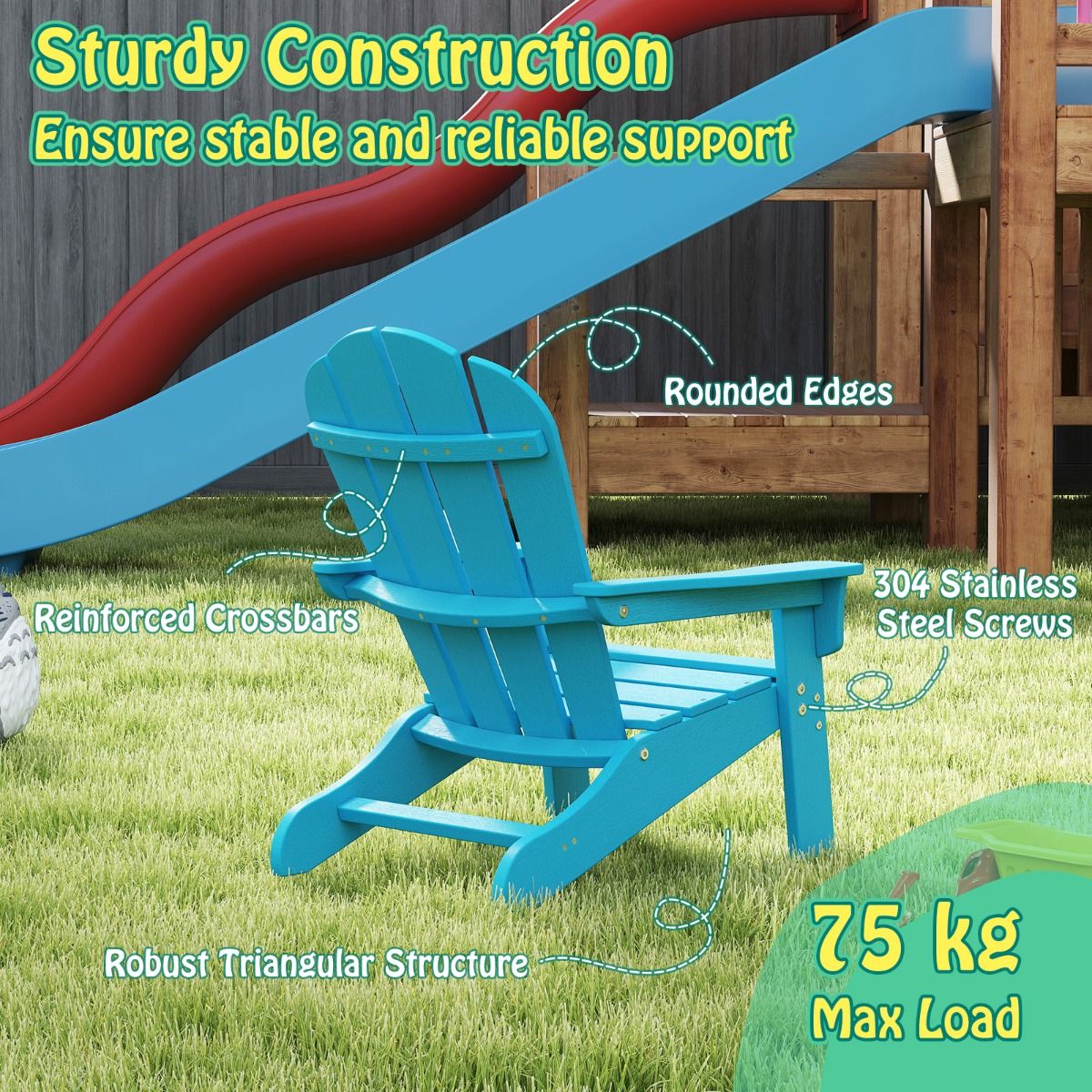 Toddler Lawn Chair | Turquoise Seat