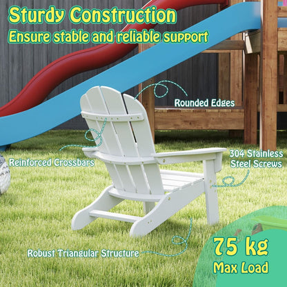 Toddler Lawn Chair | White Outdoor Seat