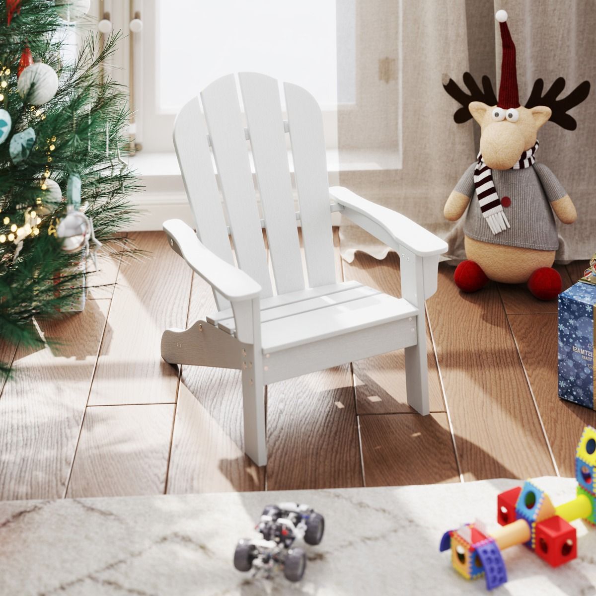 Toddler Lawn Chair | White Outdoor Seat