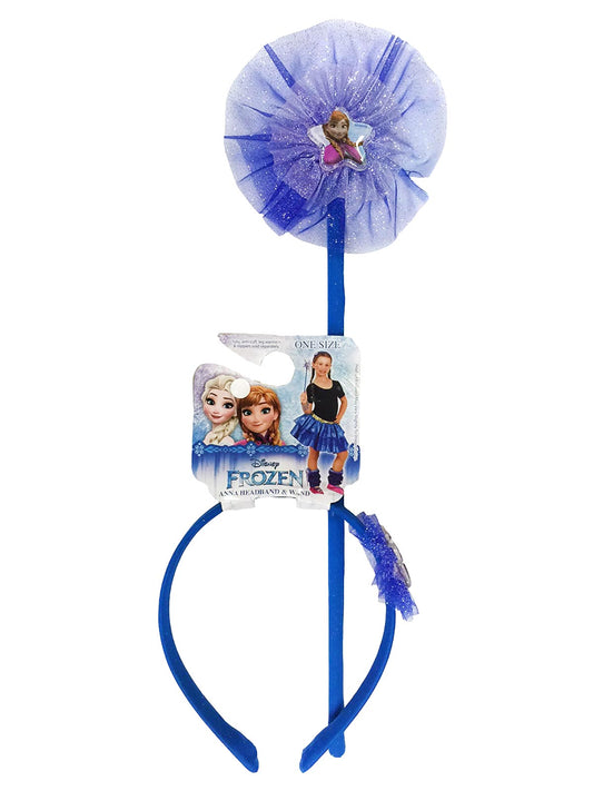 Disney Frozen Anna headband and wand set adds magical play for kids at home.