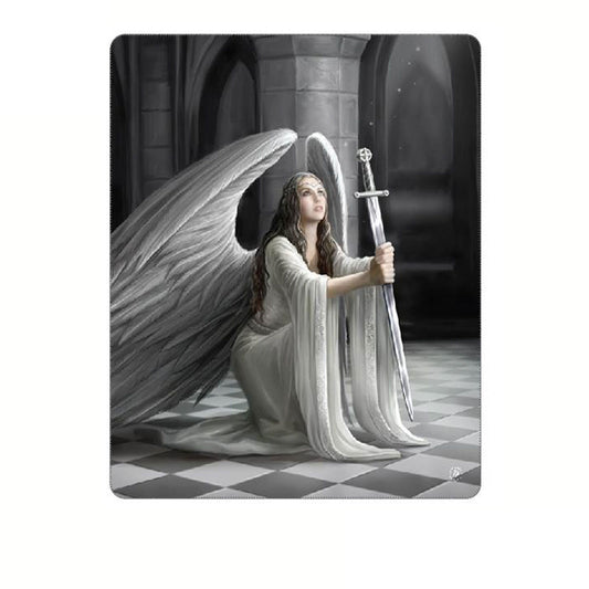 Anne Stokes Fantasy Art Polar Fleece Throw Blanket for cozy kids room decor.