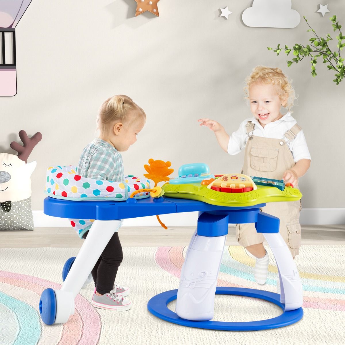 Baby Activity Center | Blue Musical Playset for Development