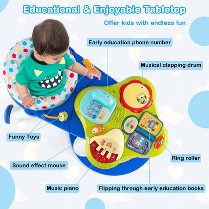 Baby Activity Center | Blue Musical Playset for Development