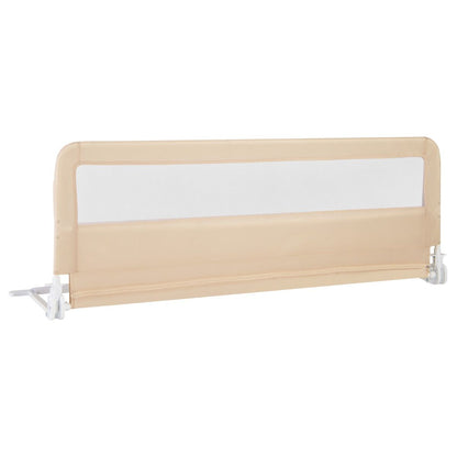 Adjustable Toddler Bed Rail with Mesh Guard | Beige Safety