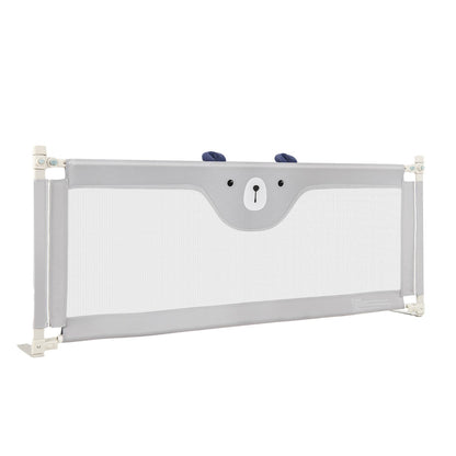 Grey Vertical Lifting Toddler Bed Rail | Double Lock & 24 Heights