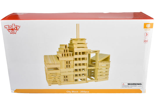 City Block 250 Pieces building set for imaginative play, ideal for childrens creative playtime.