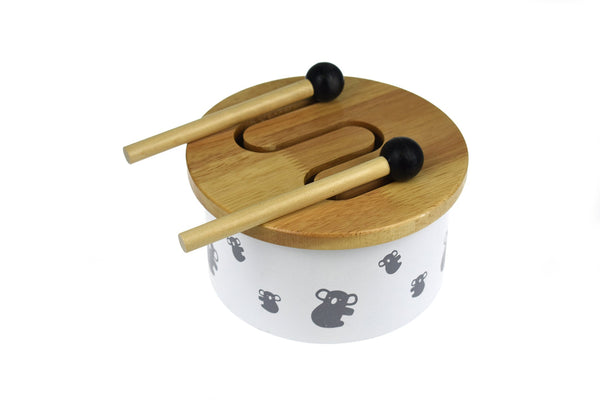 Classic Calm Wooden Drum Musical Instrument for Kids - Kids Mega Mart