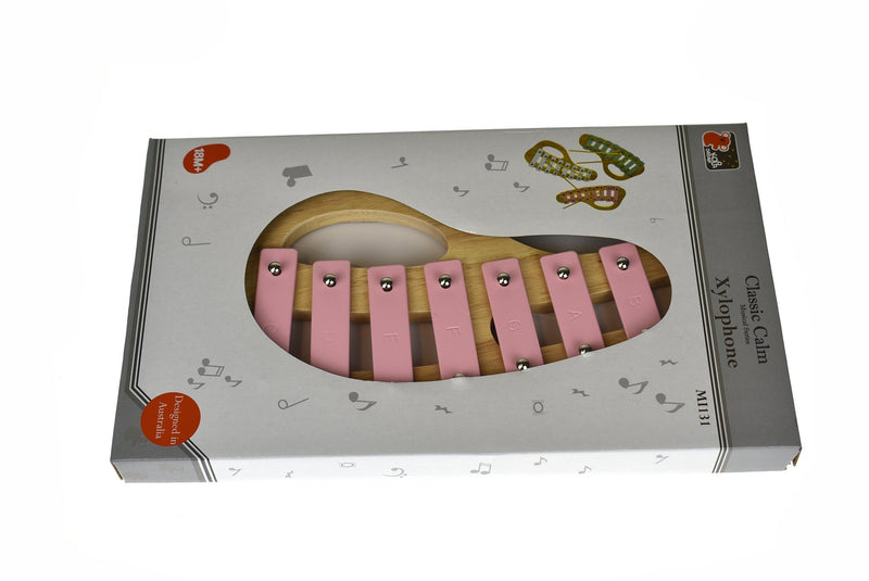 Classic Calm Wooden Xylophone Lily Pink - Kids Mega Mart
