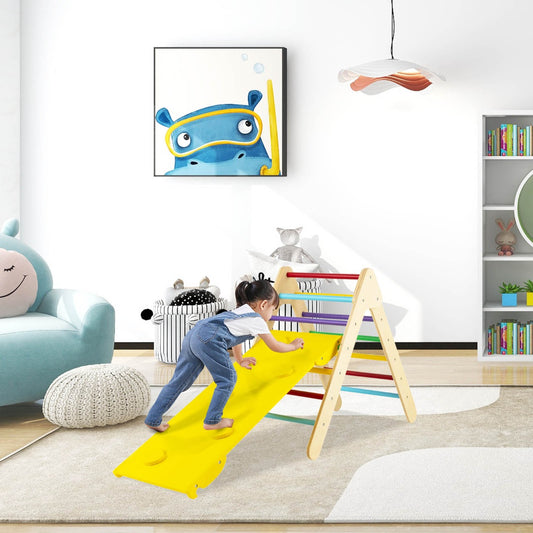 Wooden Ramp Slide | Indoor Play Fun Sturdy Home Toy – Kids Mega Mart