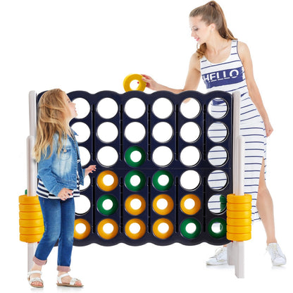 Connect 4 Jumbo Yellow Green Garden Game | 120cm Family Fun