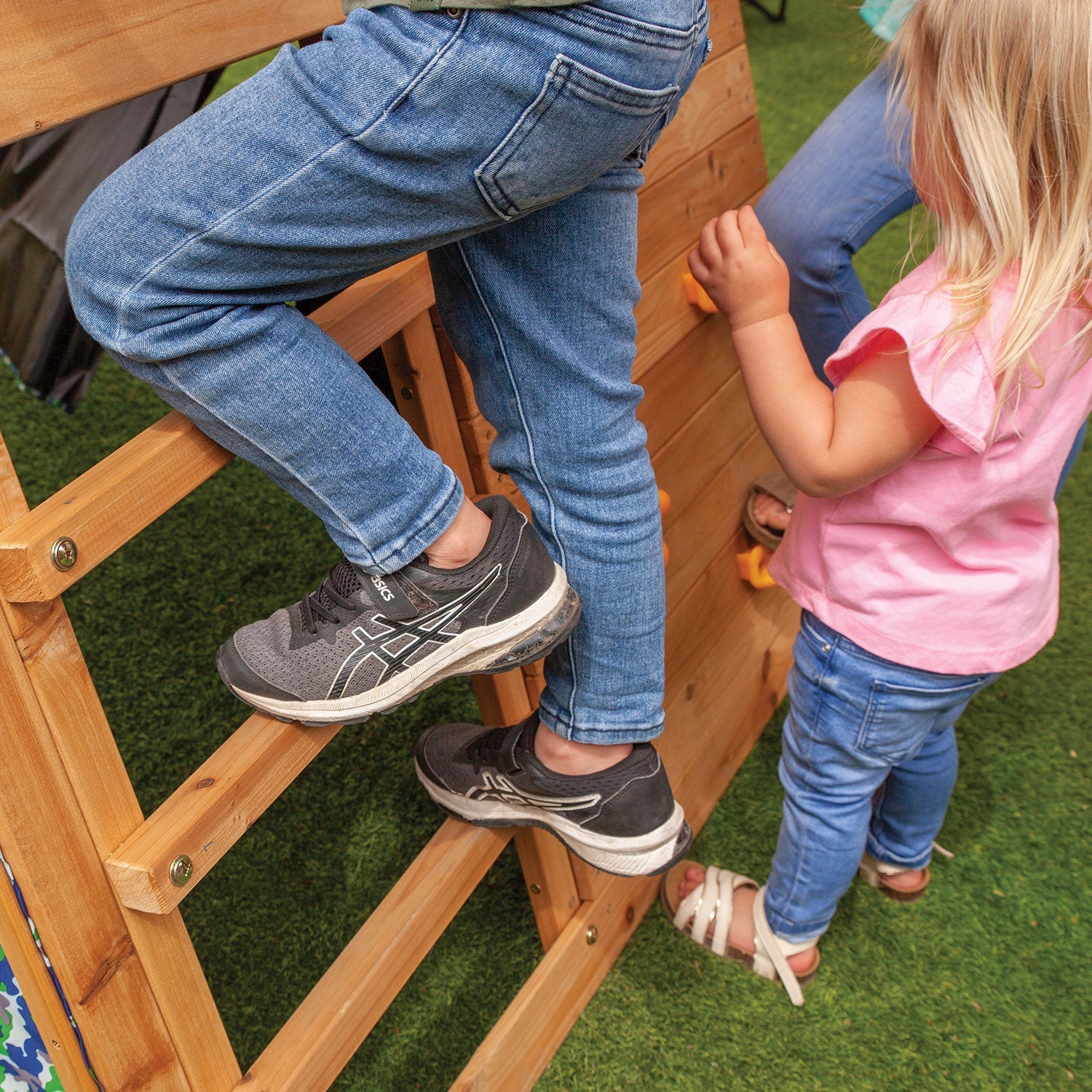 Cooper Climbing Frame with 1.8m Slide Green - Kids Mega Mart
