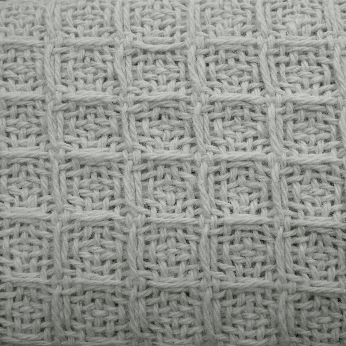 Silver 300GSM waffle blanket made of soft cotton, perfect for cozy childrens bedding.