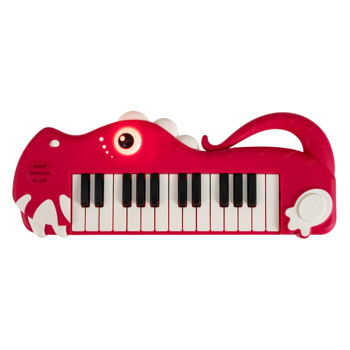 Red Dinosaur Digital Piano | 25 Keys with Music & Lights