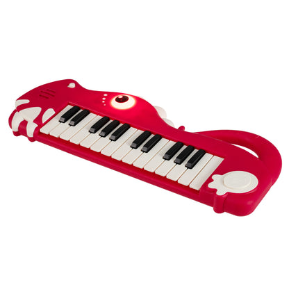 Red Dinosaur Digital Piano | 25 Keys with Music & Lights