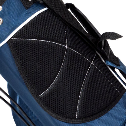 Ultra Lightweight 3.5lb Golf Bag 4 Way Dividers Blue Stand Bag