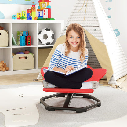 Elephant Sensory Swivel Chair | 360° Spinning Action Red Kids