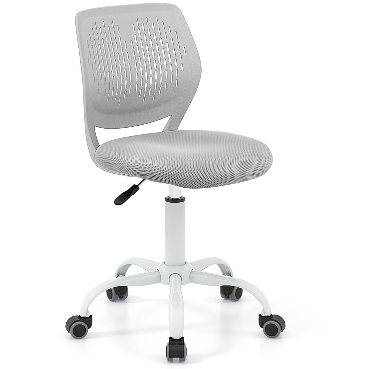 Ergonomic Kids Chair | Adjustable Grey Mesh Seat for Comfort