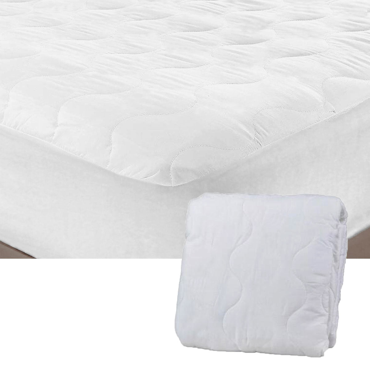 Single bed microfibre quilted mattress protector, designed for childrens comfort and protection.