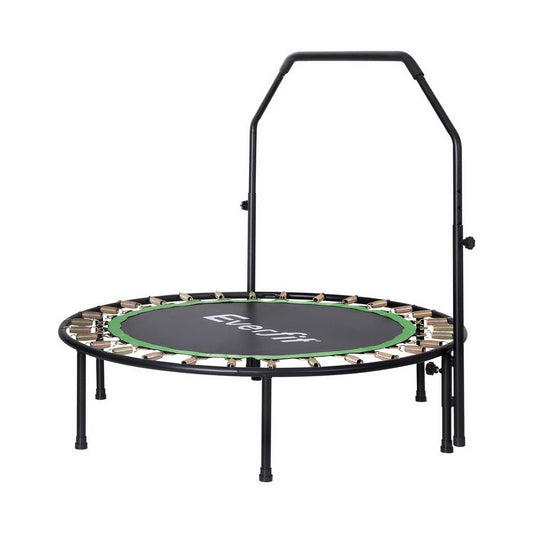 Everfit 48 Round Trampoline in vibrant green for fun, safe outdoor play at home.