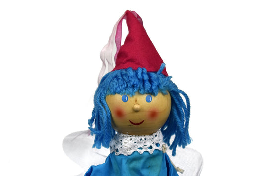 Colorful and whimsical Fairy Hand Puppet for imaginative play by children at home.