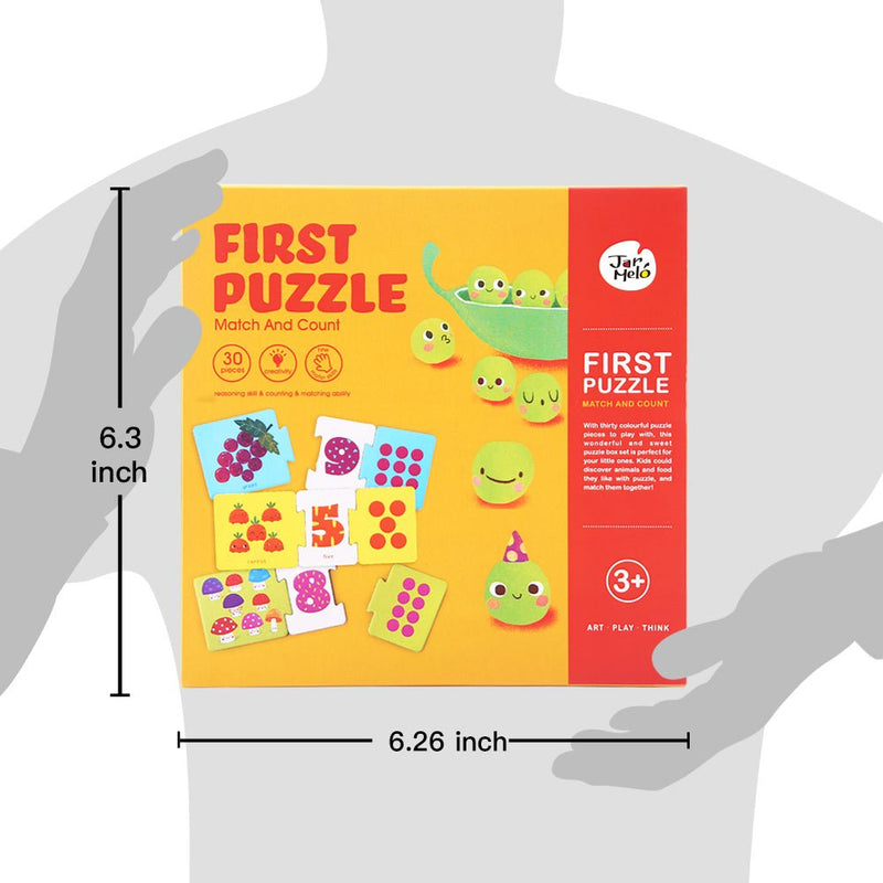 First Puzzle Match & Count - Kids Mega Mart
