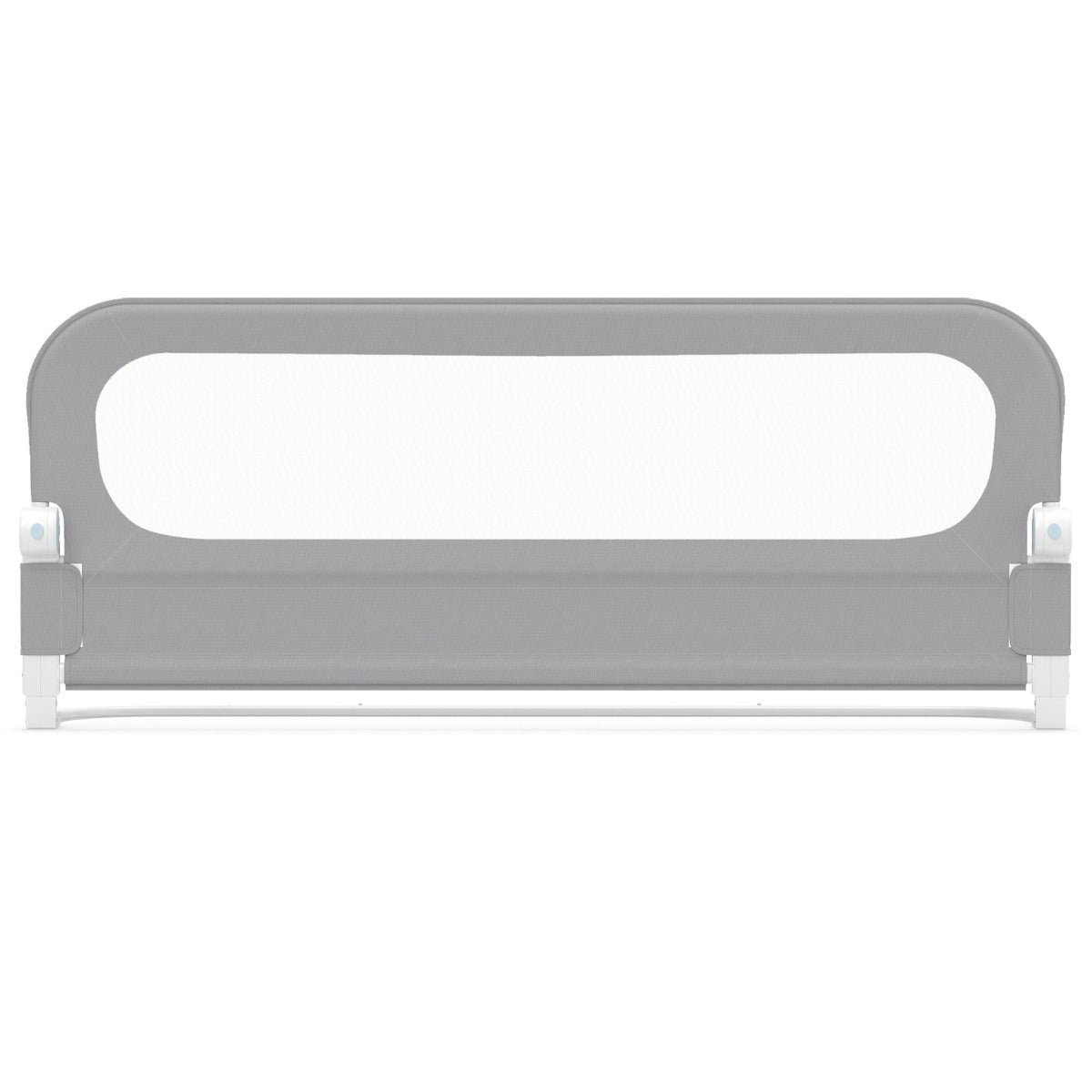 Foldable Bed Rail | Oxford Fabric Cover | U-Shaped Base | Grey