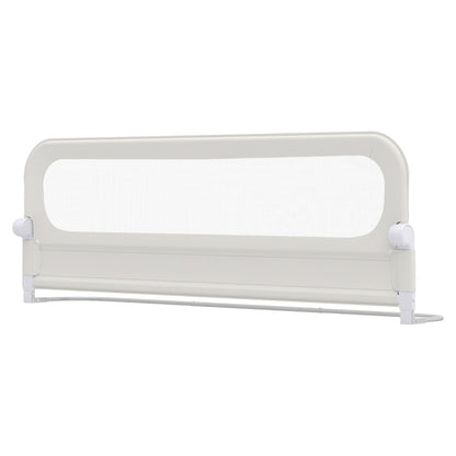 Foldable Bed Rail | 3 Height Adjustable | White Oxford Fabric