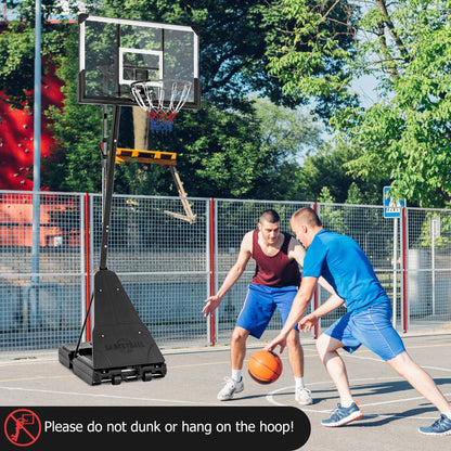 Black Adjustable Portable Basketball Hoop | 1.5-3.05m Height