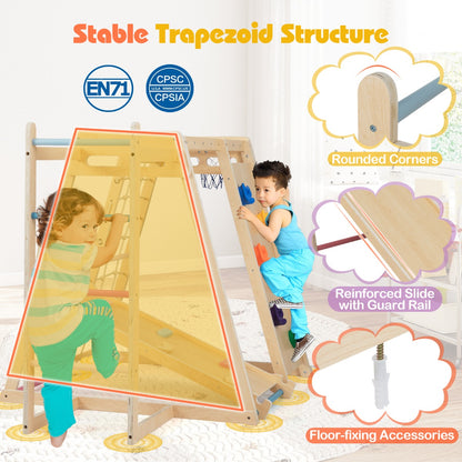 6 In 1 Jungle Gym | Slide Rock Climbing Macaron 3-14 Years