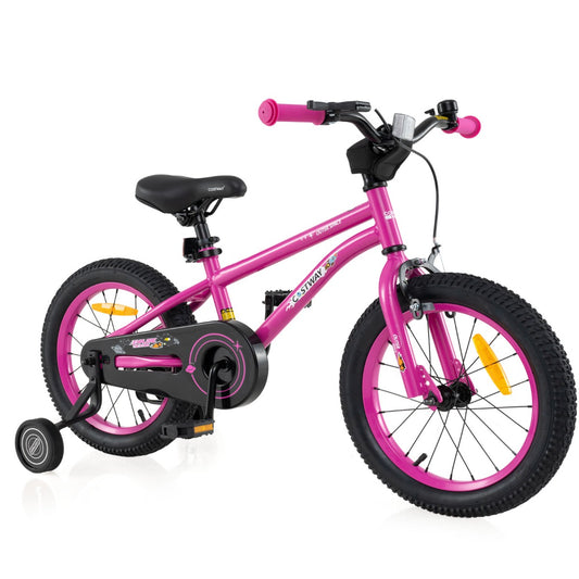 Kids 16 Bike with Training Wheels   Ideal beginner bike for young riders at home.