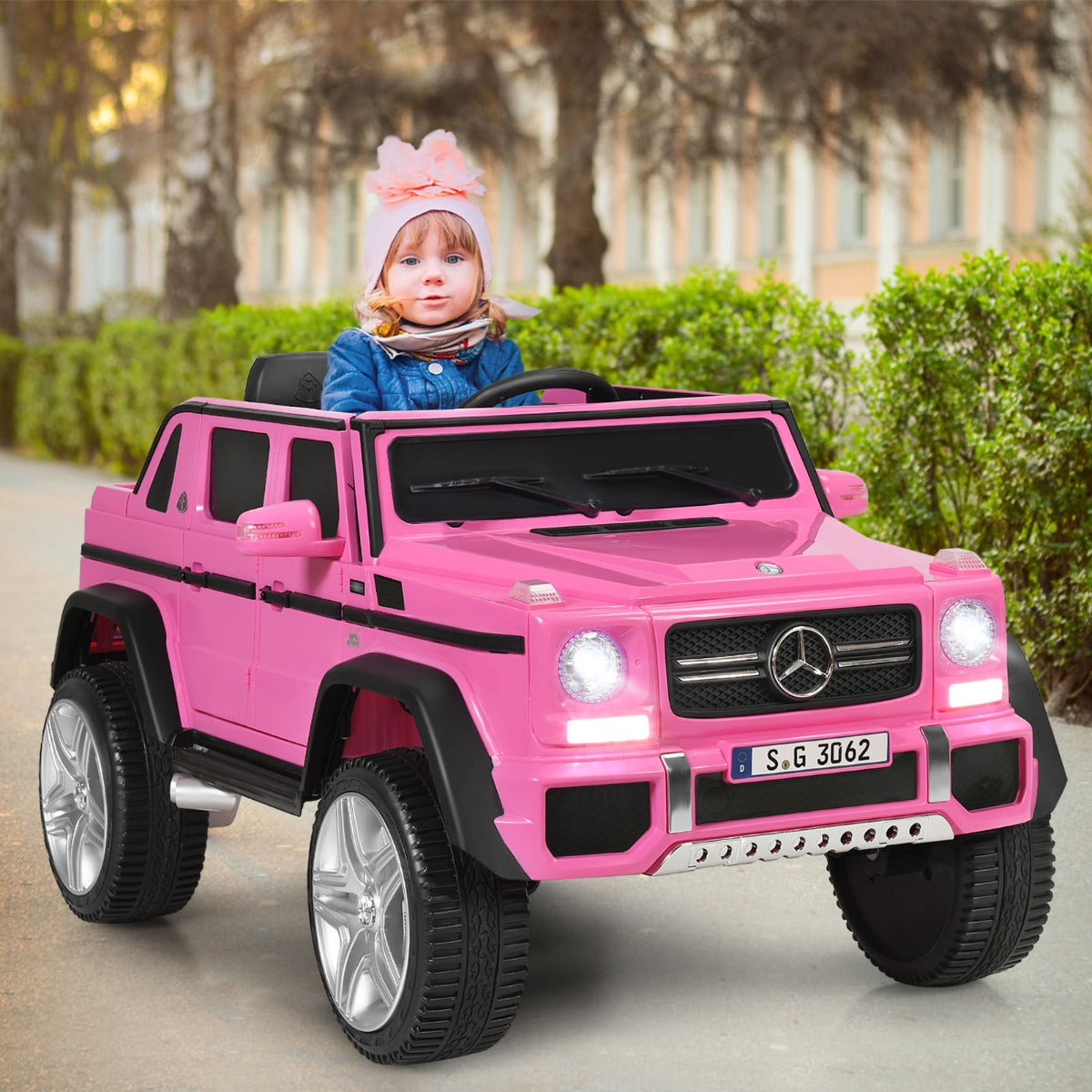 Mercedes Benz Kids Electric Ride On Car | Remote controlled toy car for childrens play.